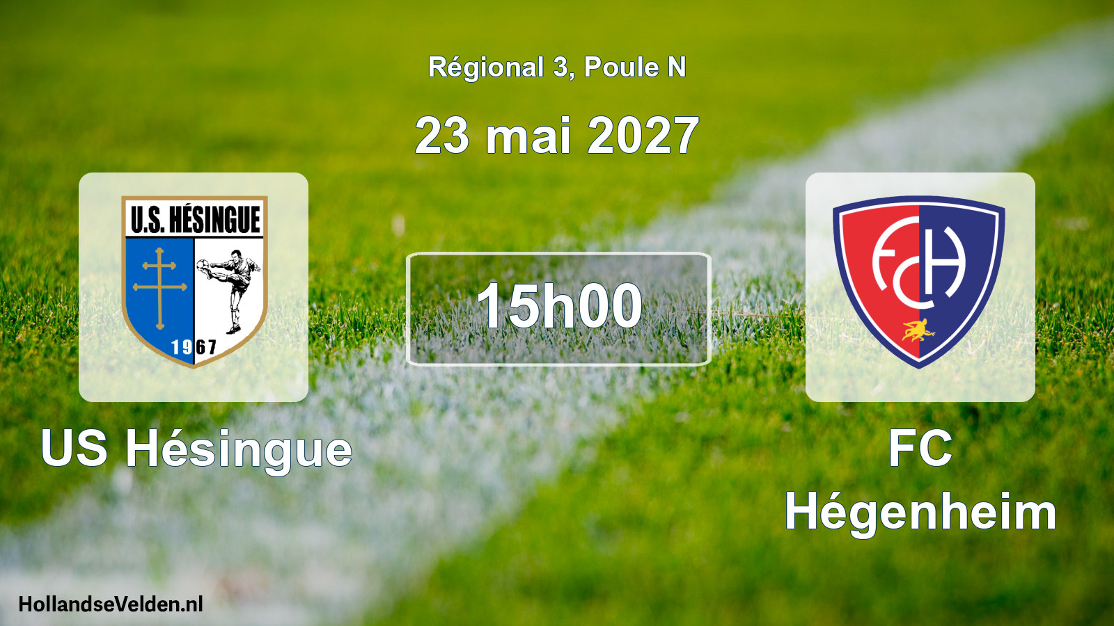 Match programmé: US Hésingue - FC Hégenheim (23 mai 2027)