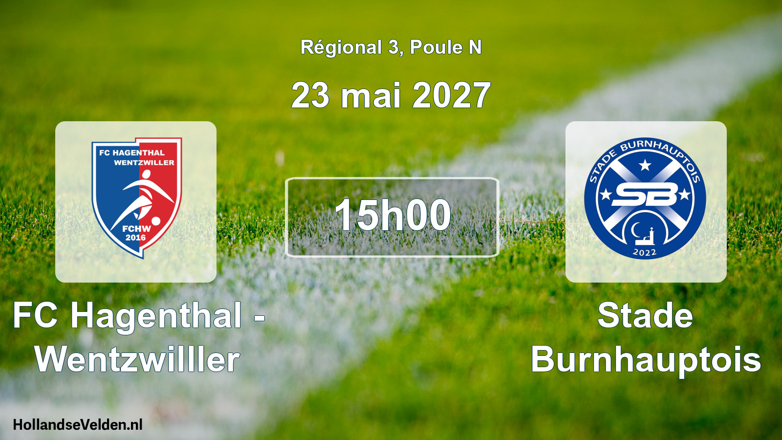 Scheduled Match: FC Hagenthal - Wentzwilller - Stade Burnhauptois (23 May 2027)