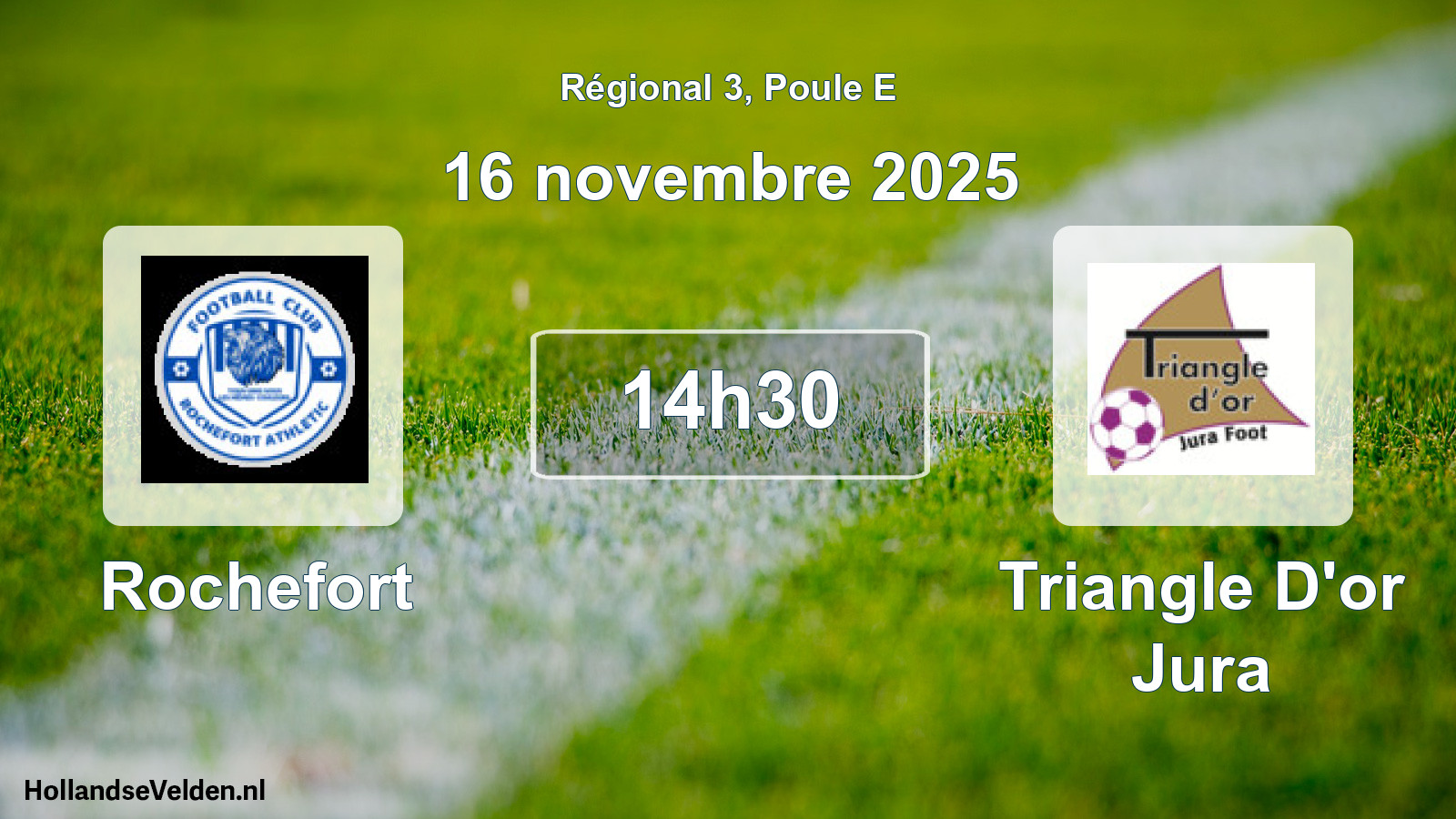 Scheduled Match: Rochefort - Triangle D'or Jura (16 November 2025)