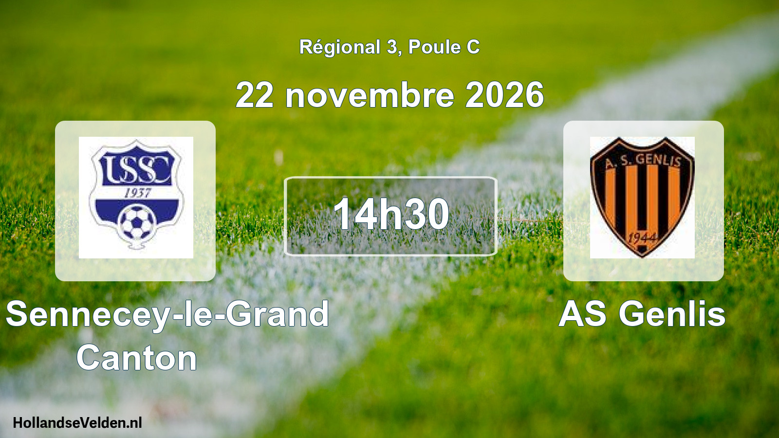 Scheduled Match: US Sennecey-le-Grand Canton - AS Genlis (22 November 2026)