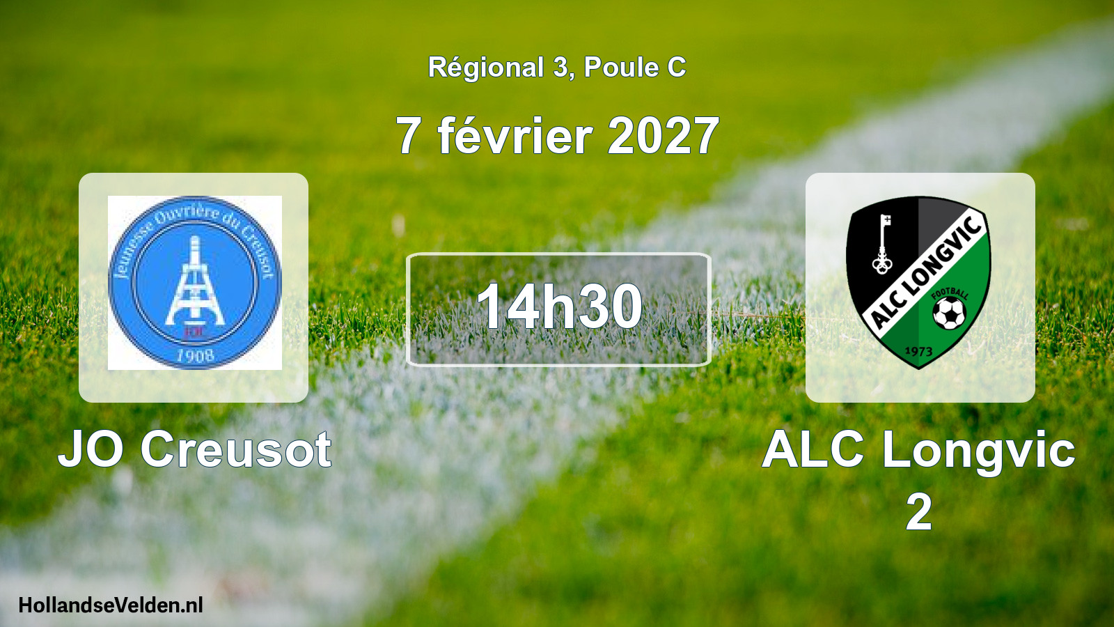 Match programmé: JO Creusot - ALC Longvic 2 (7 février 2027)