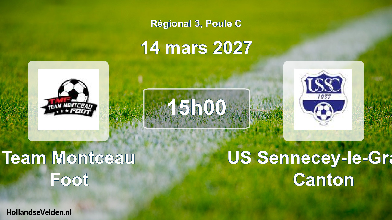 Scheduled Match: Team Montceau Foot - US Sennecey-le-Grand Canton (14 March 2027)