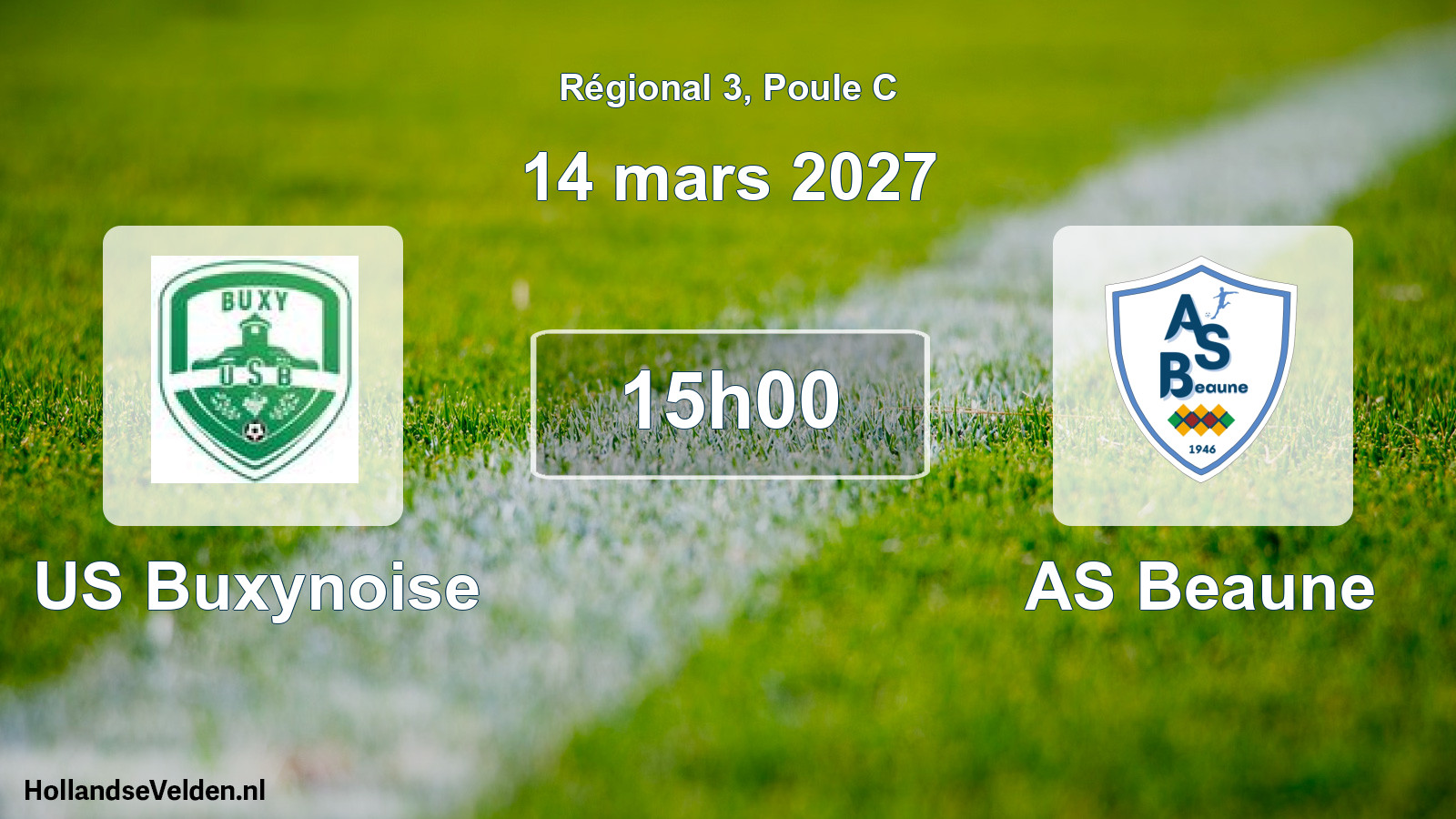 Scheduled Match: US Buxynoise - AS Beaune (14 March 2027)
