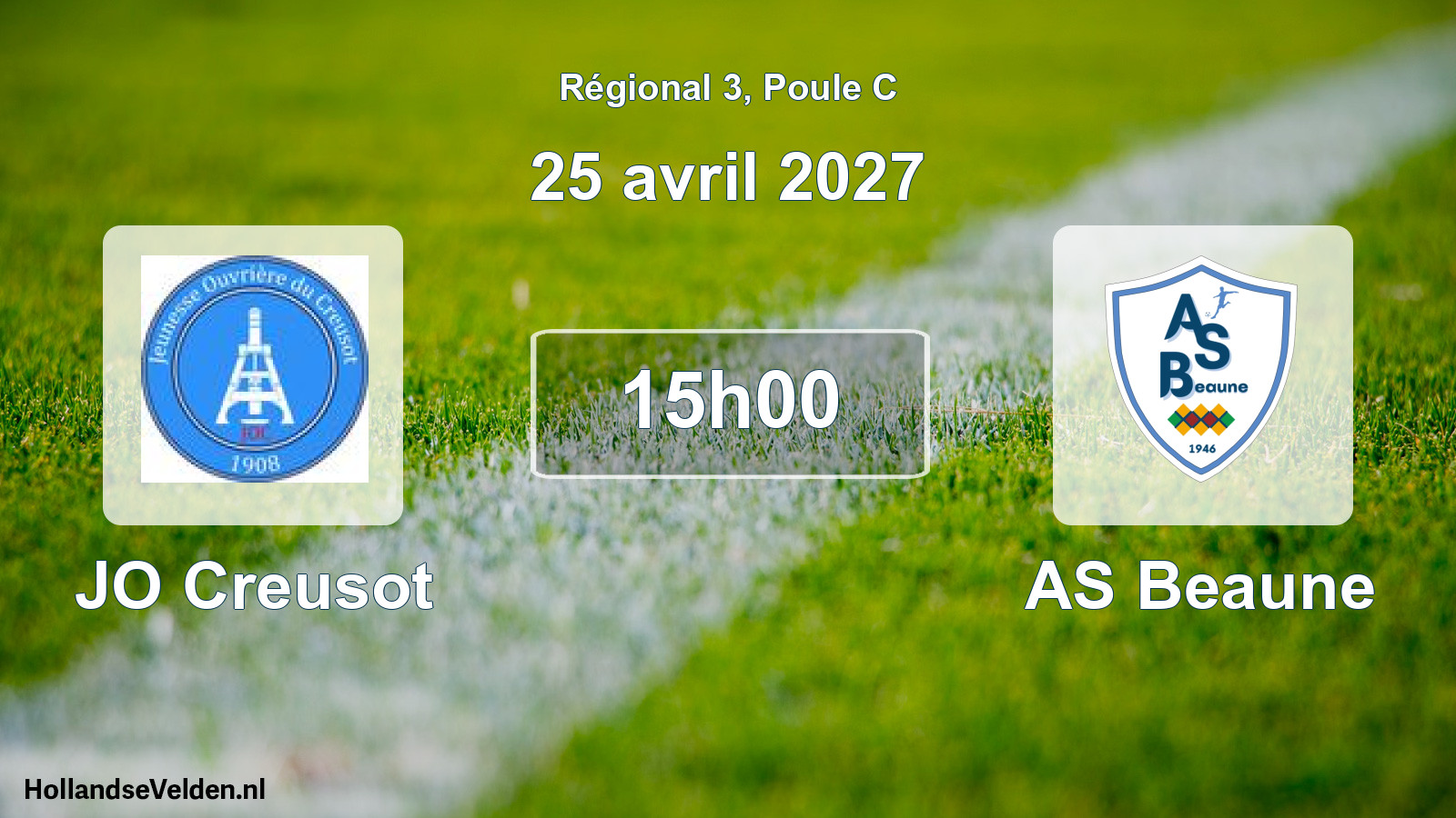 Scheduled Match: JO Creusot - AS Beaune (25 April 2027)