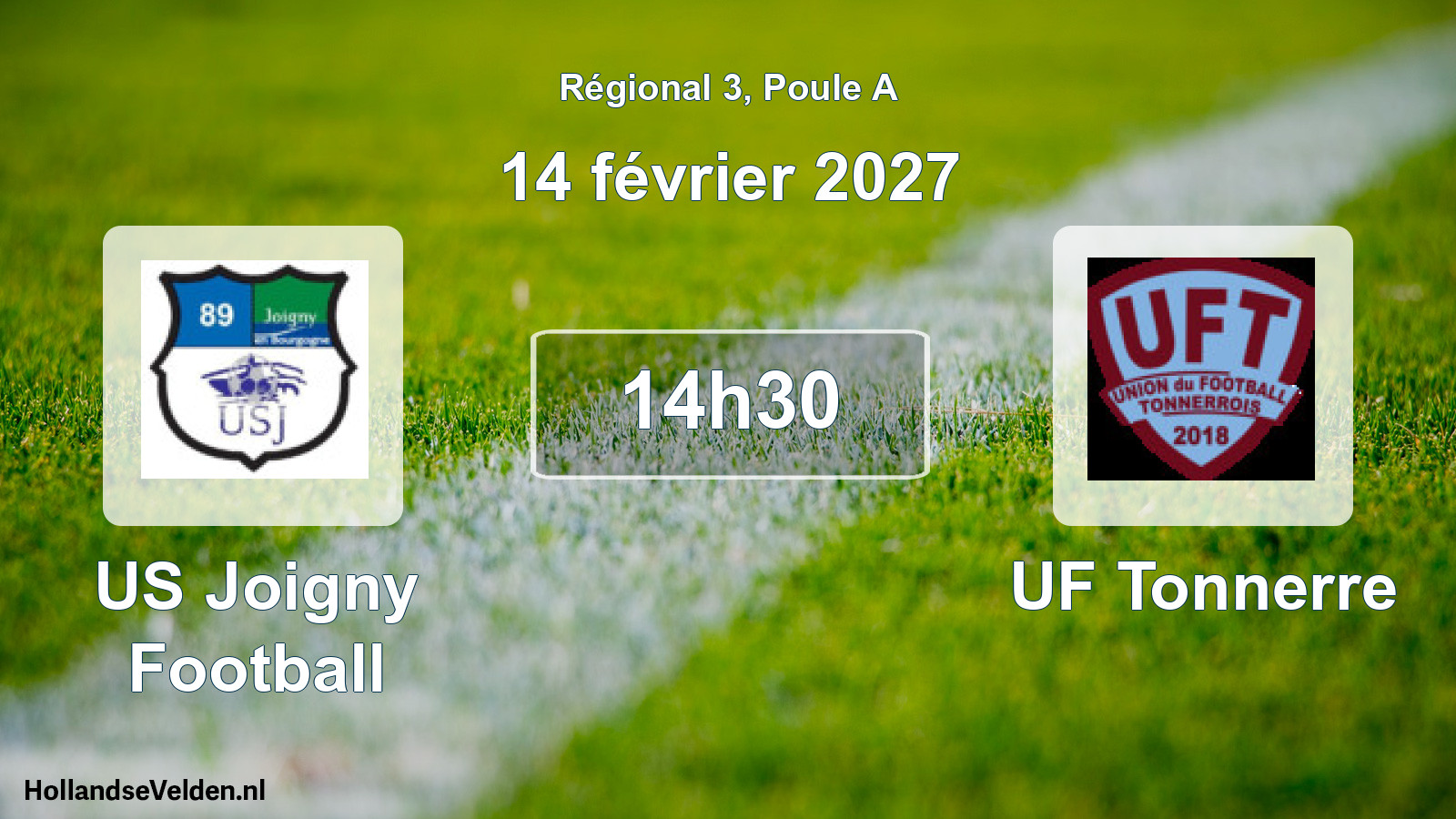 Scheduled Match: US Joigny Football - UF Tonnerre (14 February 2027)