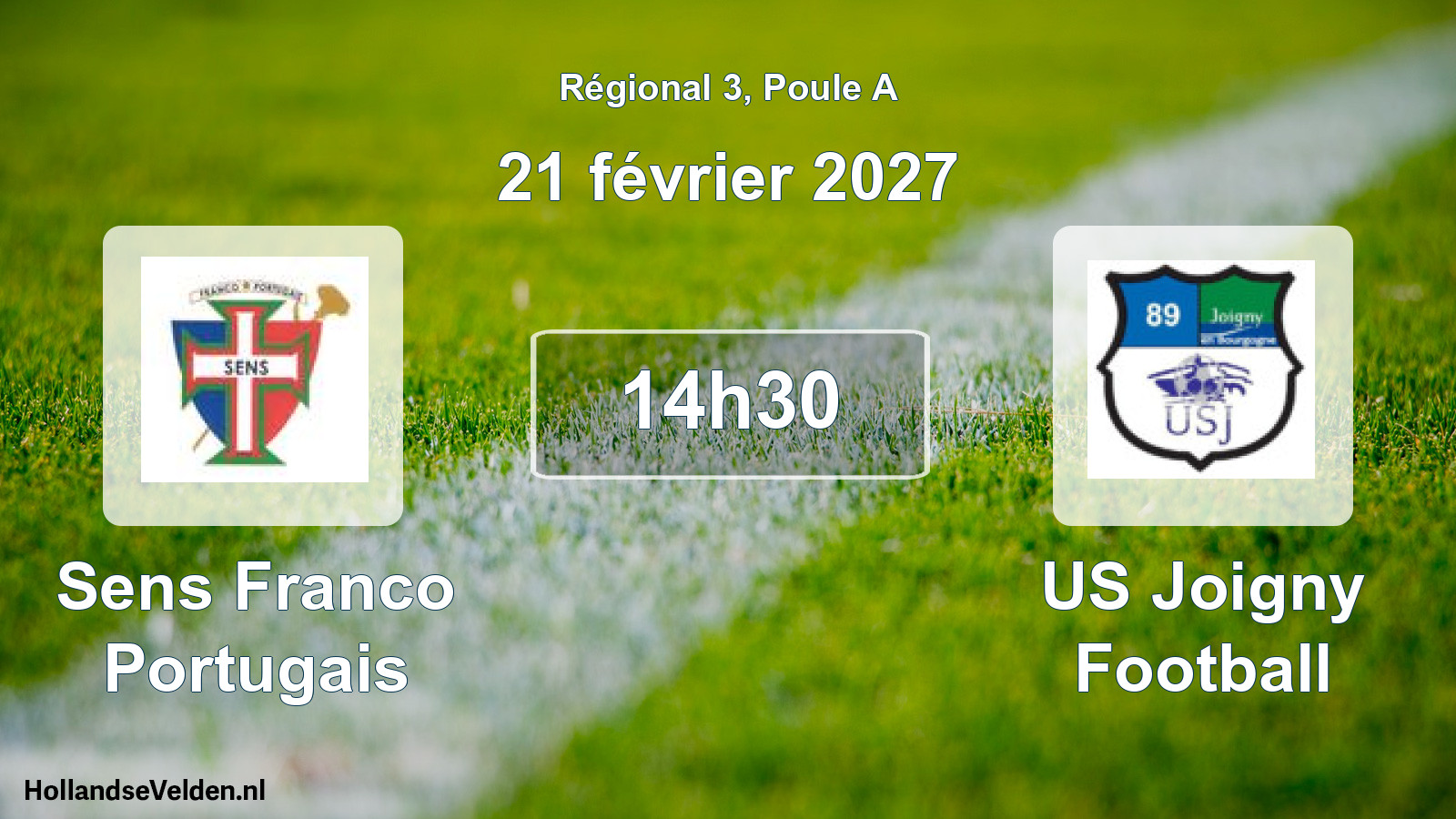 Scheduled Match: Sens Franco Portugais - US Joigny Football (21 February 2027)
