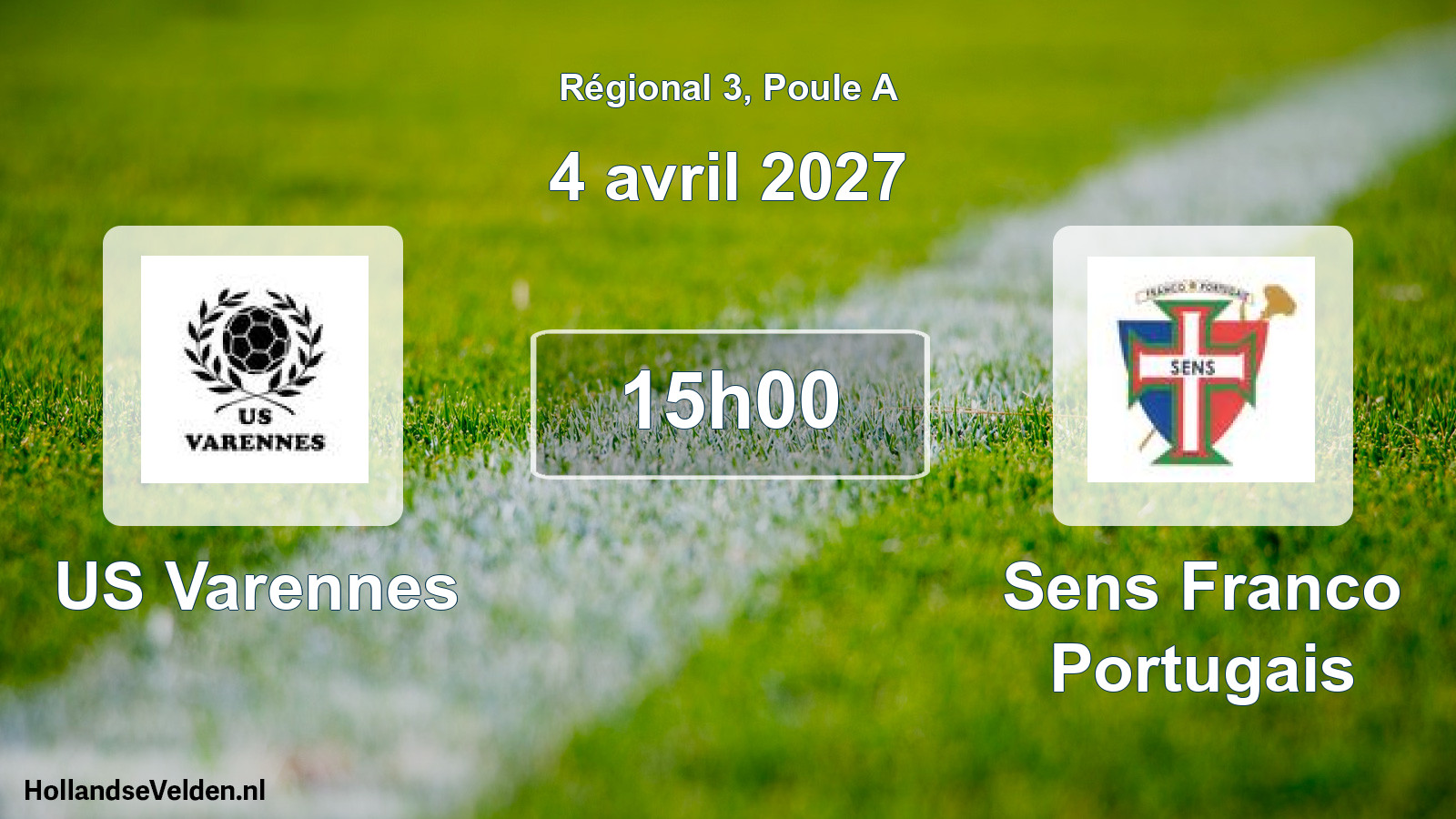 Scheduled Match: US Varennes - Sens Franco Portugais (4 April 2027)