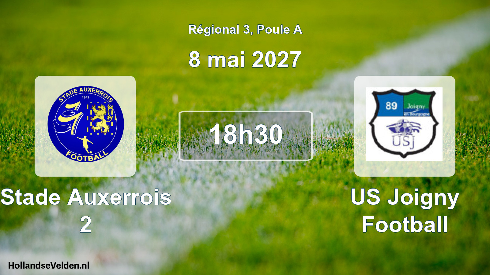 Scheduled Match: Stade Auxerrois 2 - US Joigny Football (8 May 2027)