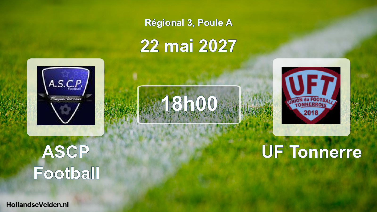 Scheduled Match: ASCP Football - UF Tonnerre (22 May 2027)