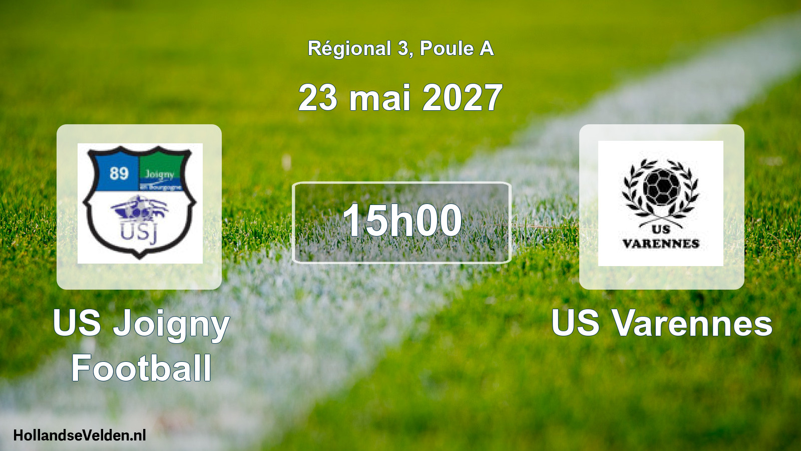 Scheduled Match: US Joigny Football - US Varennes (23 May 2027)