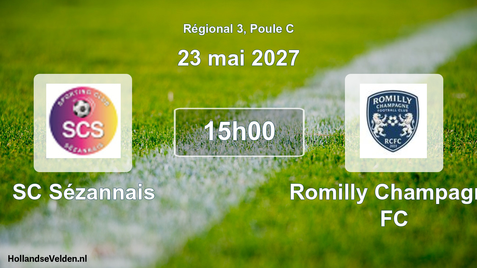 Scheduled Match: SC Sézannais - Romilly Champagne FC (23 May 2027)
