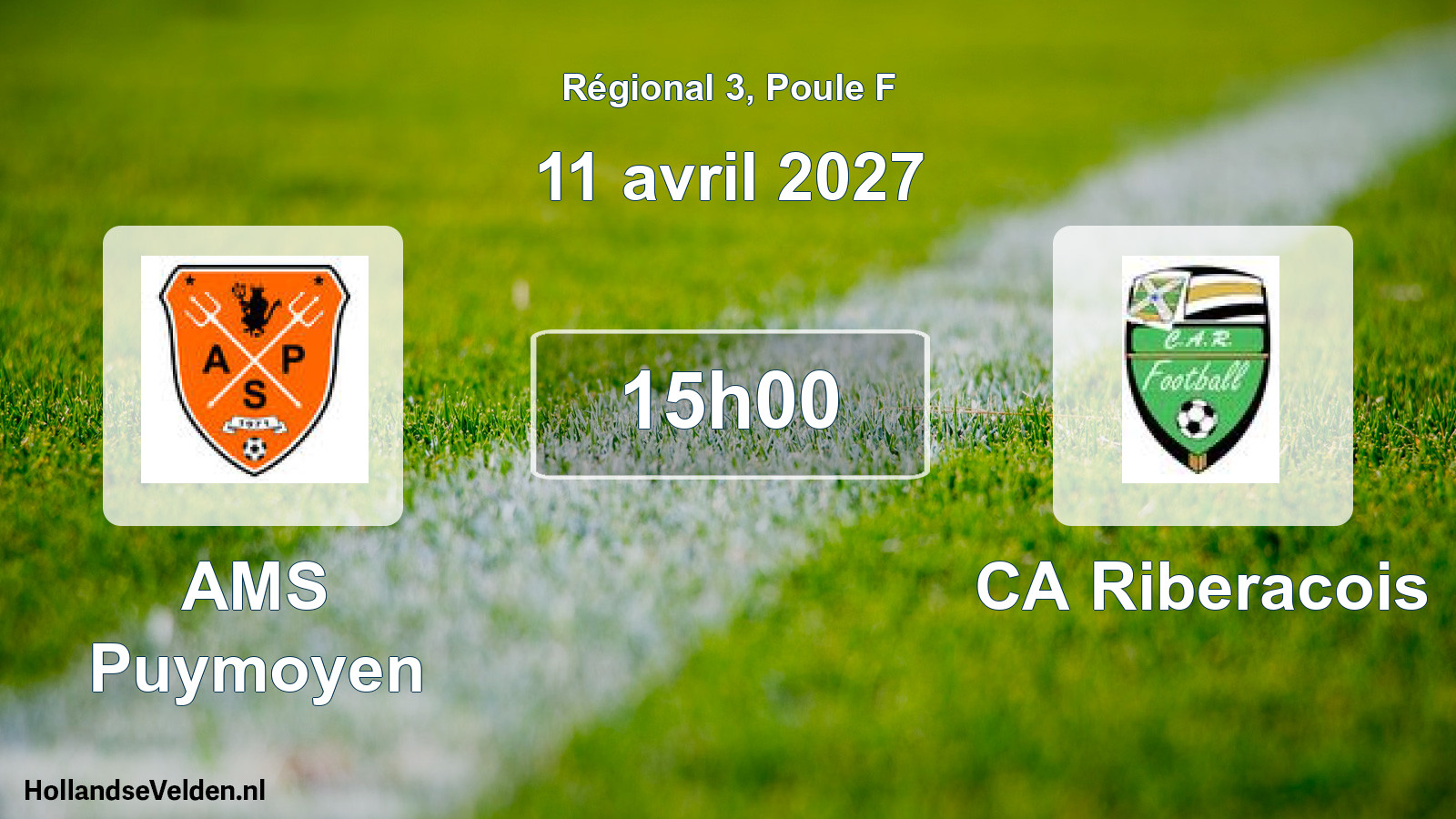 Scheduled Match: AMS Puymoyen - CA Riberacois (11 April 2027)