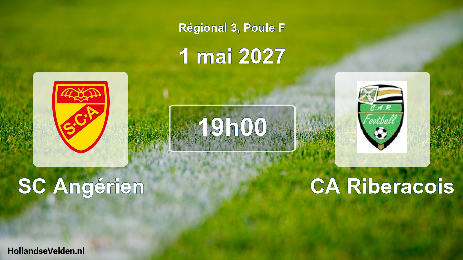 Geplande wedstrijd: SC Angérien - CA Riberacois (1 mei 2027)