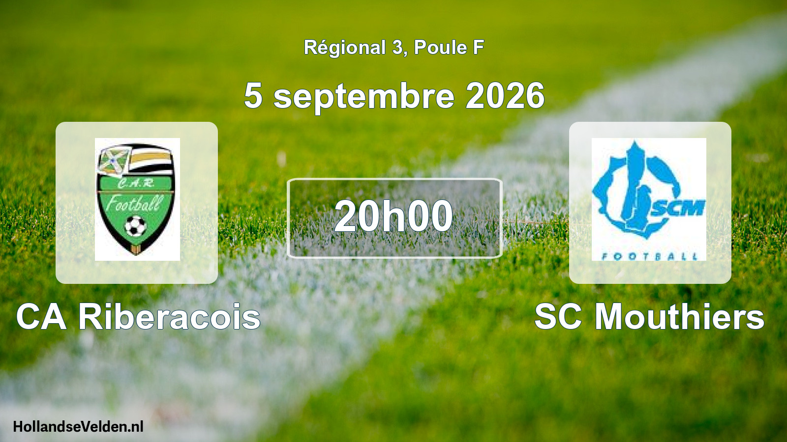 Scheduled Match: CA Riberacois - SC Mouthiers (5 September 2026)