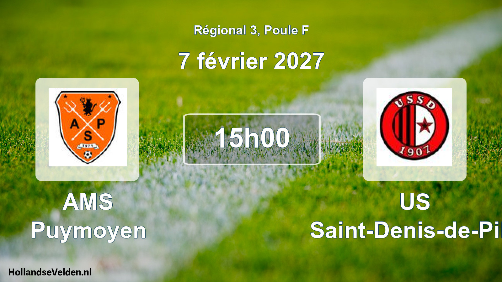 Scheduled Match: AMS Puymoyen - US Saint-Denis-de-Pile (7 February 2027)