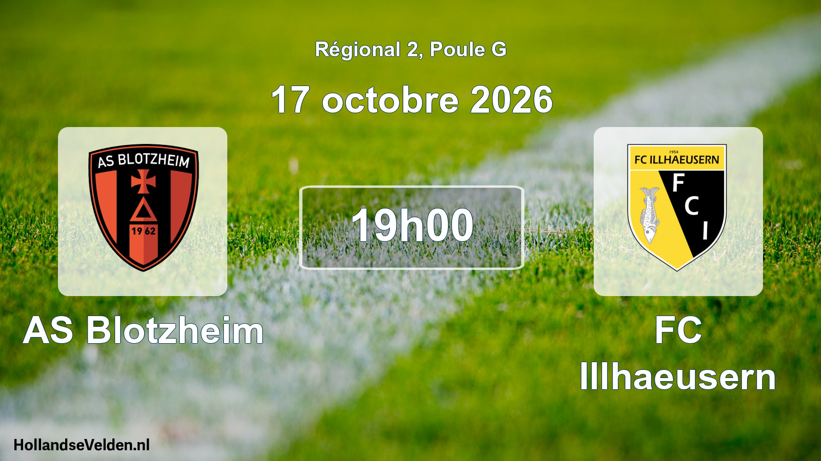 Scheduled Match: AS Blotzheim - FC Illhaeusern (17 October 2026)