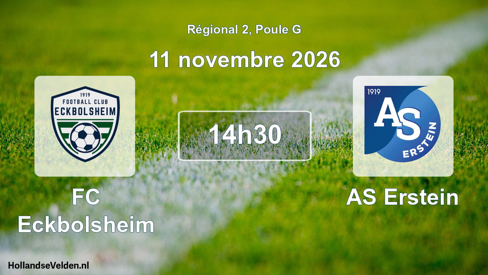 Scheduled Match: FC Eckbolsheim - AS Erstein (11 November 2026)
