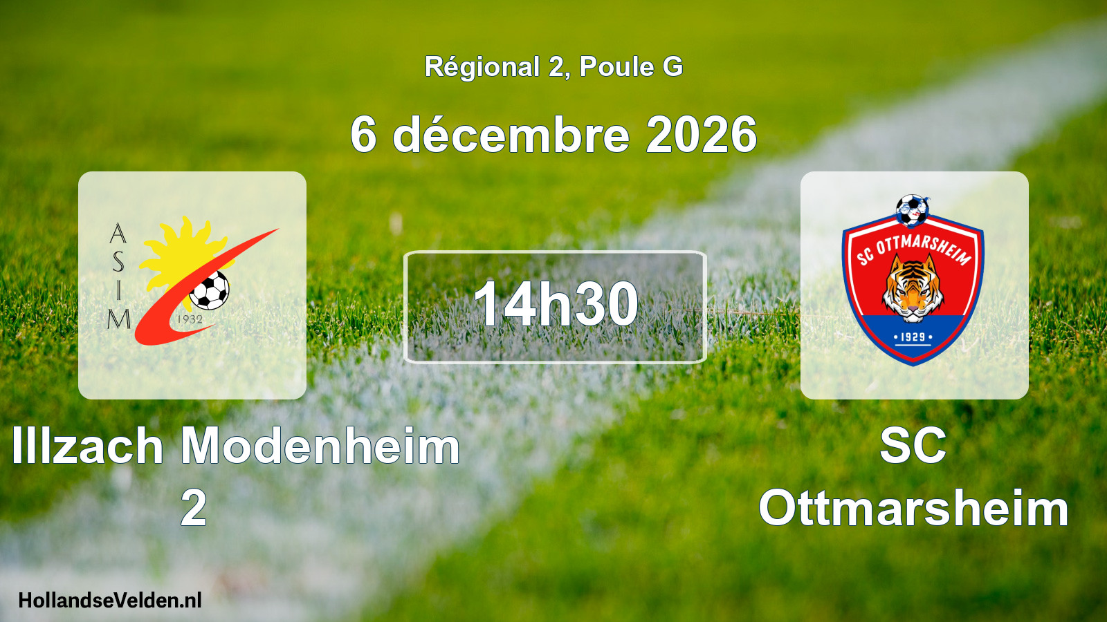 Scheduled Match: AS Illzach Modenheim 2 - SC Ottmarsheim (6 December 2026)