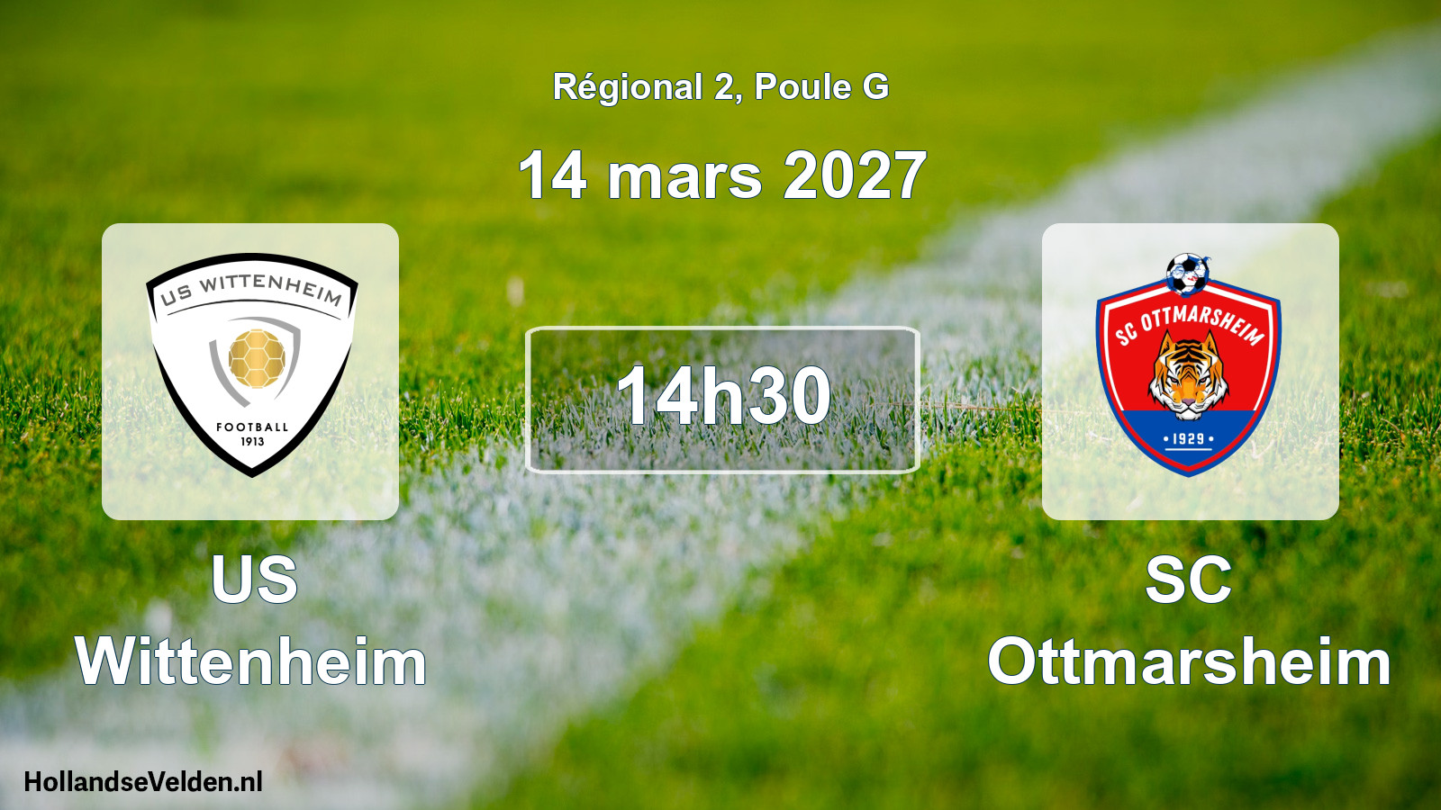 Scheduled Match: US Wittenheim - SC Ottmarsheim (14 March 2027)