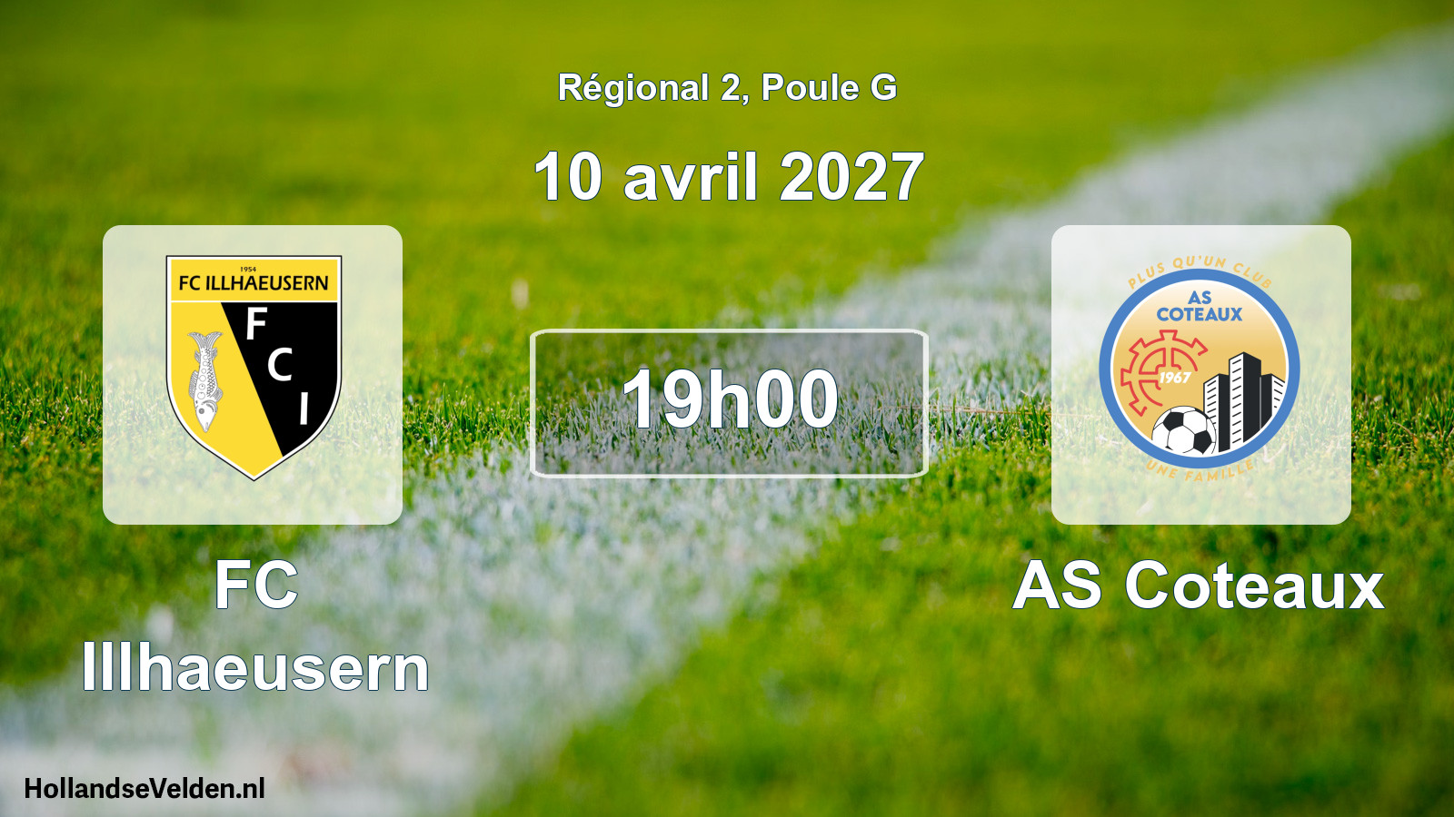 Scheduled Match: FC Illhaeusern - AS Coteaux (10 April 2027)