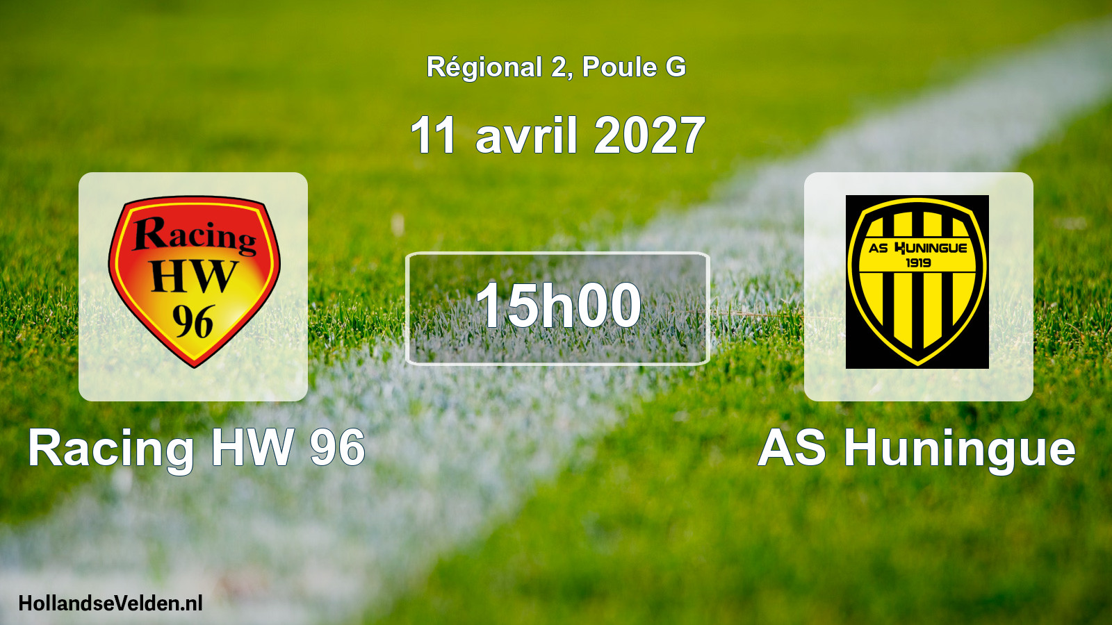 Scheduled Match: Racing HW 96 - AS Huningue (11 April 2027)