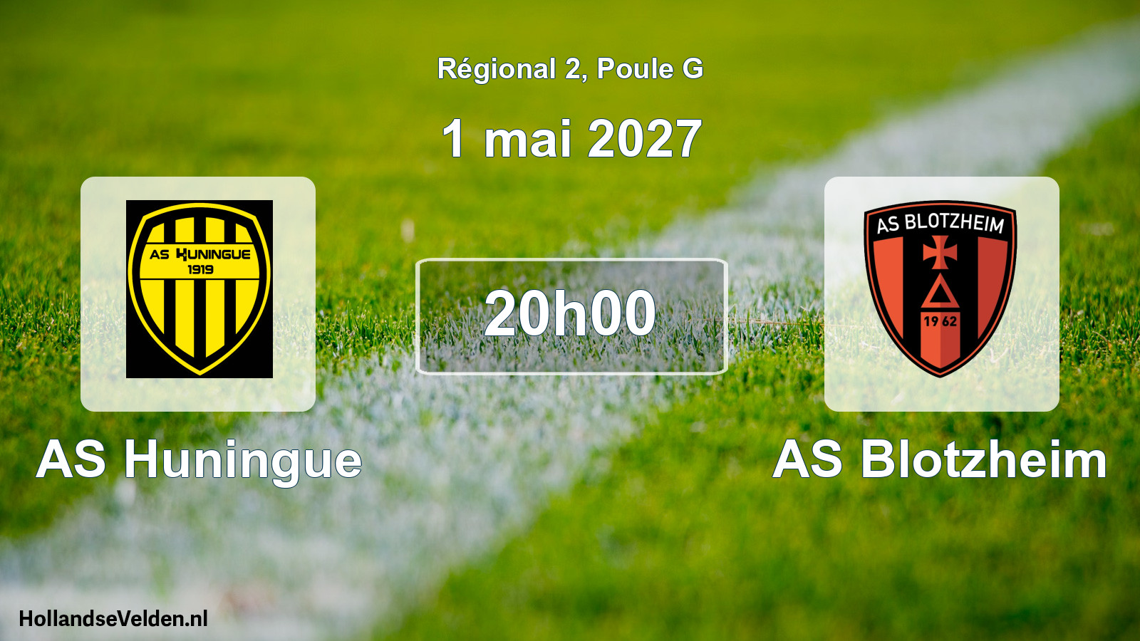 Match programmé: AS Huningue - AS Blotzheim (1 mai 2027)