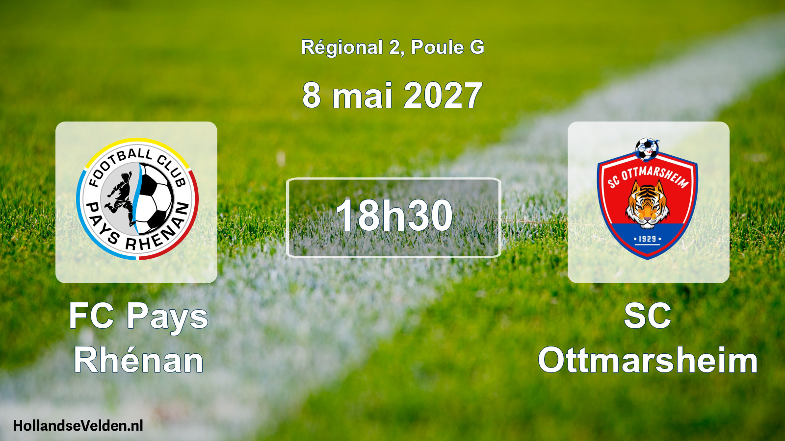 Scheduled Match: FC Pays Rhénan - SC Ottmarsheim (8 May 2027)