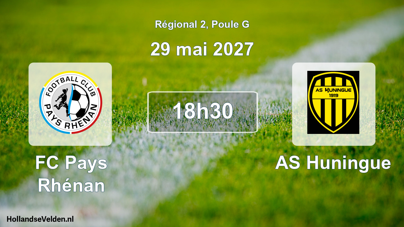 Scheduled Match: FC Pays Rhénan - AS Huningue (29 May 2027)