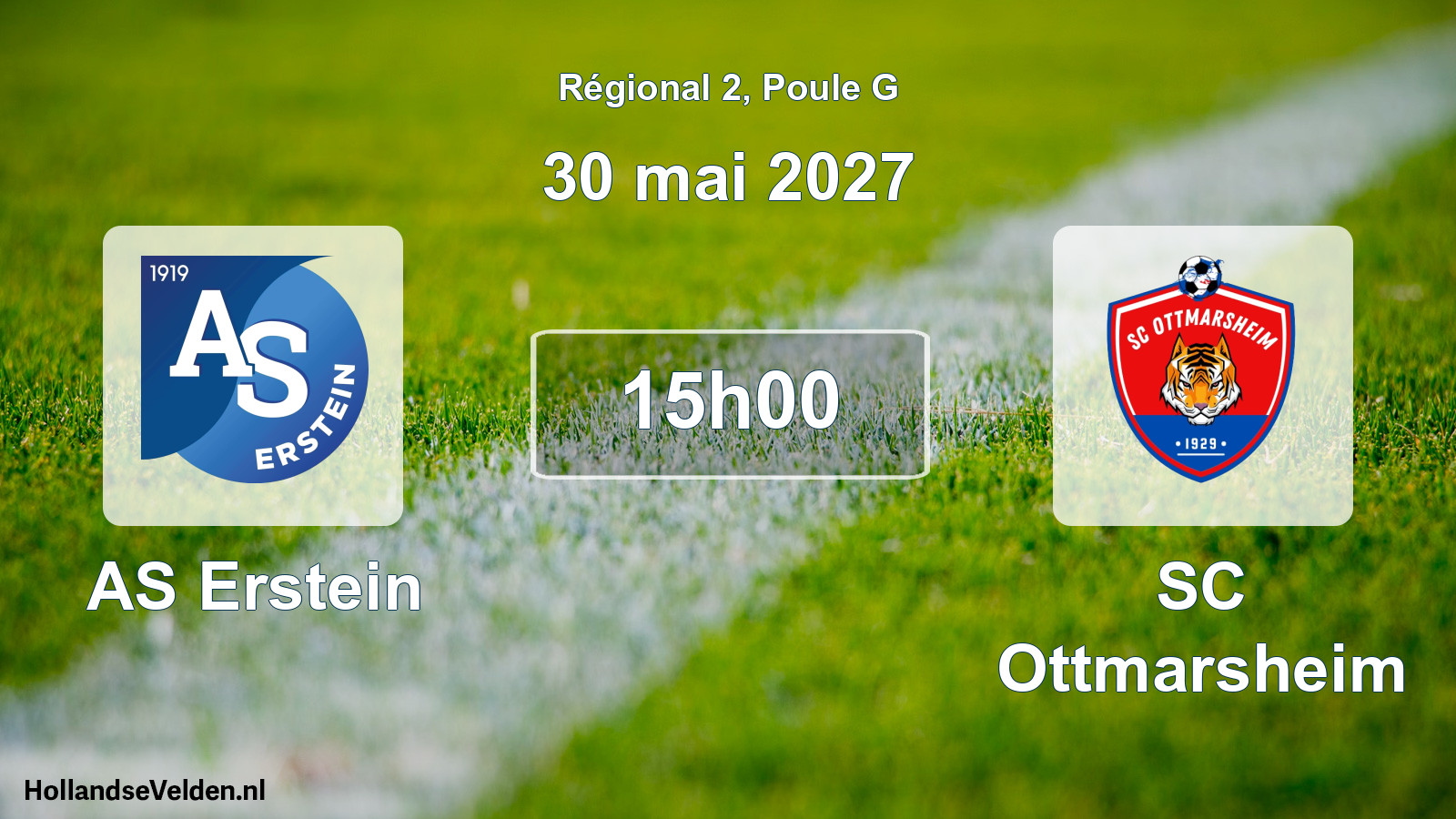 Geplande wedstrijd: AS Erstein - SC Ottmarsheim (30 mei 2027)