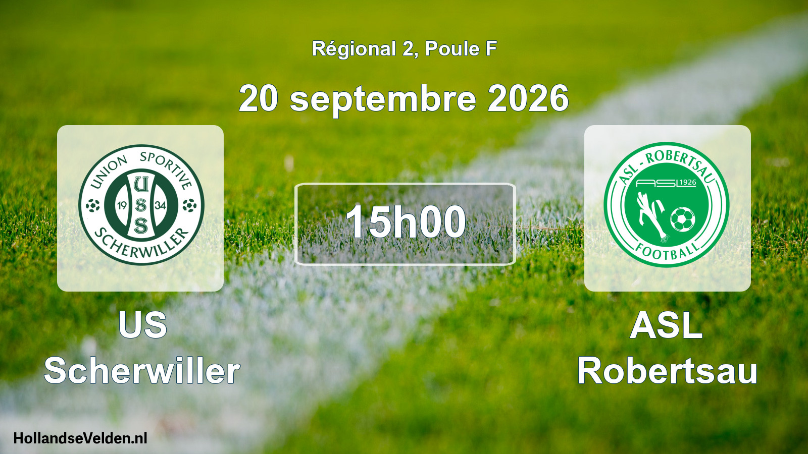 Scheduled Match: US Scherwiller - ASL Robertsau (20 September 2026)
