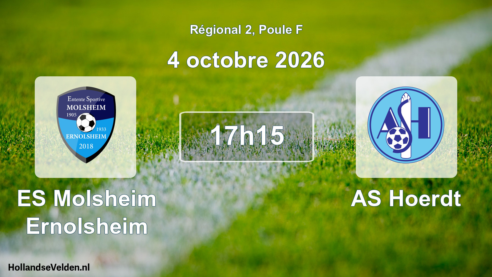 Scheduled Match: ES Molsheim Ernolsheim - AS Hoerdt (4 October 2026)