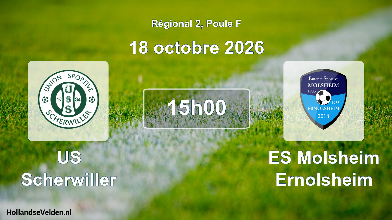 Scheduled Match: US Scherwiller - ES Molsheim Ernolsheim (18 October 2026)
