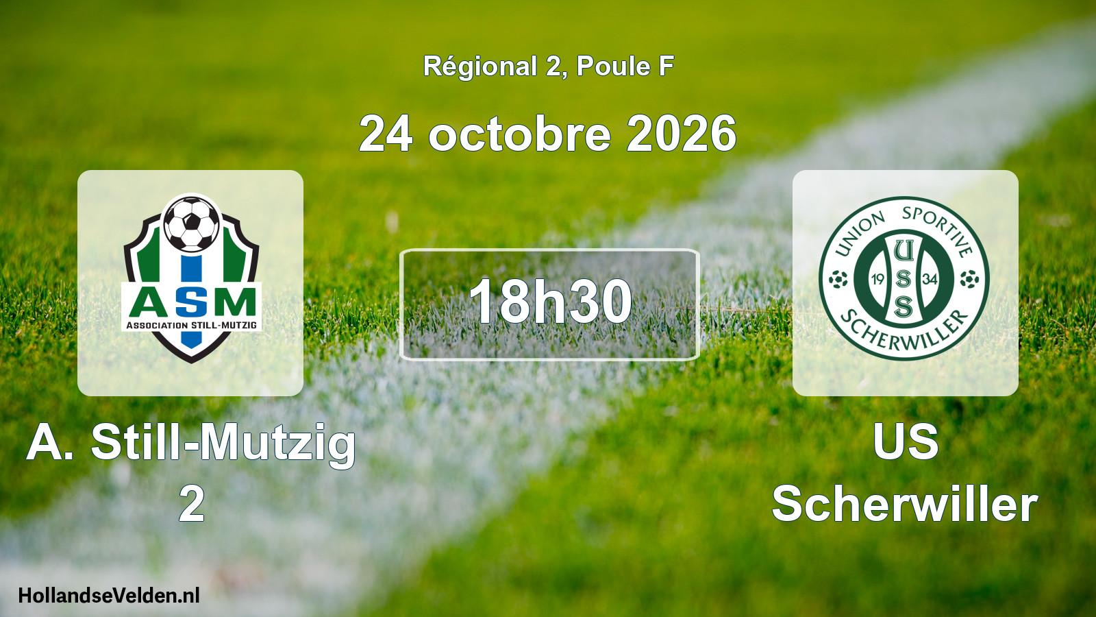 Match programmé: A. Still-Mutzig 2 - US Scherwiller (24 octobre 2026)