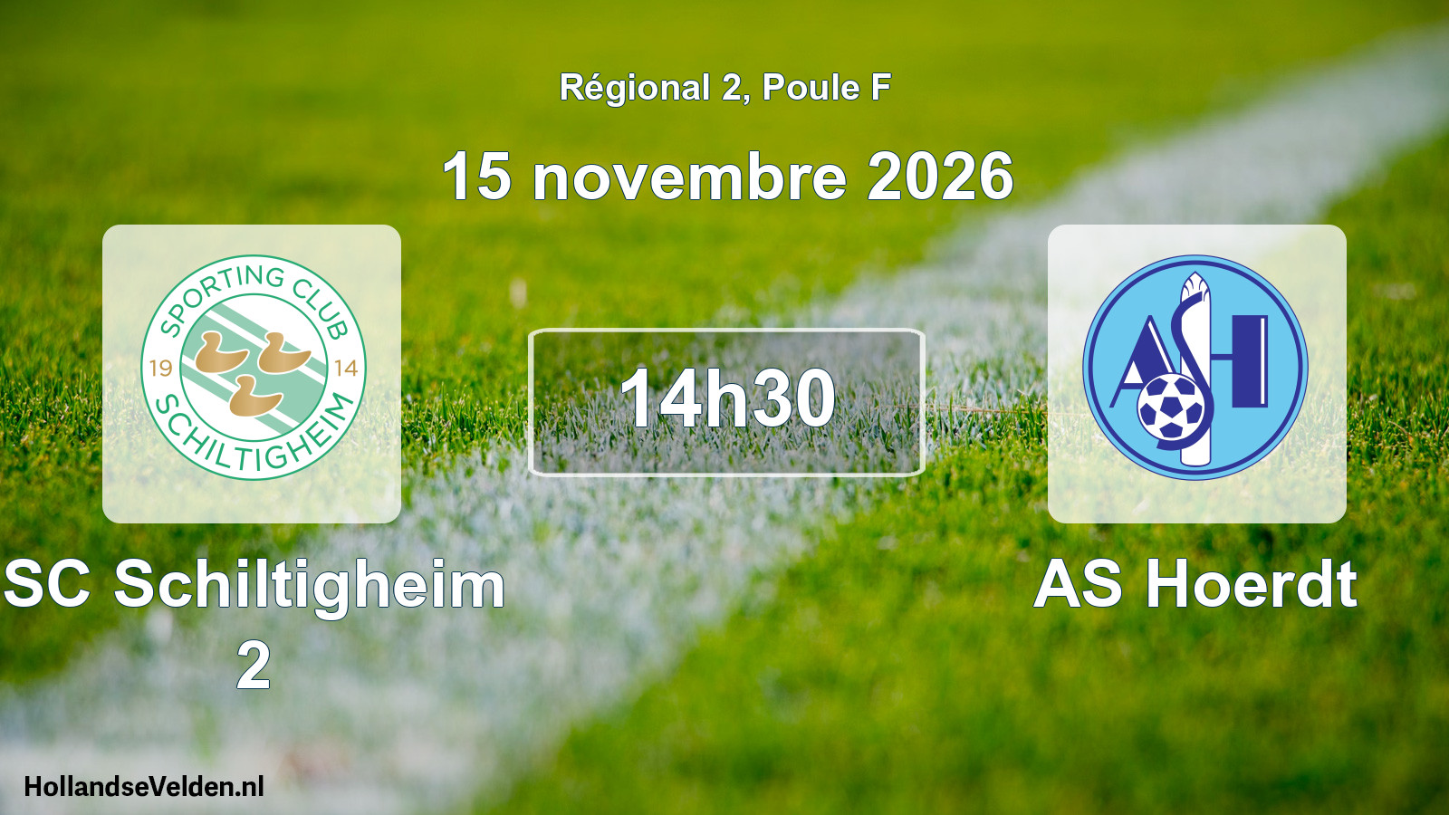 Scheduled Match: SC Schiltigheim 2 - AS Hoerdt (15 November 2026)