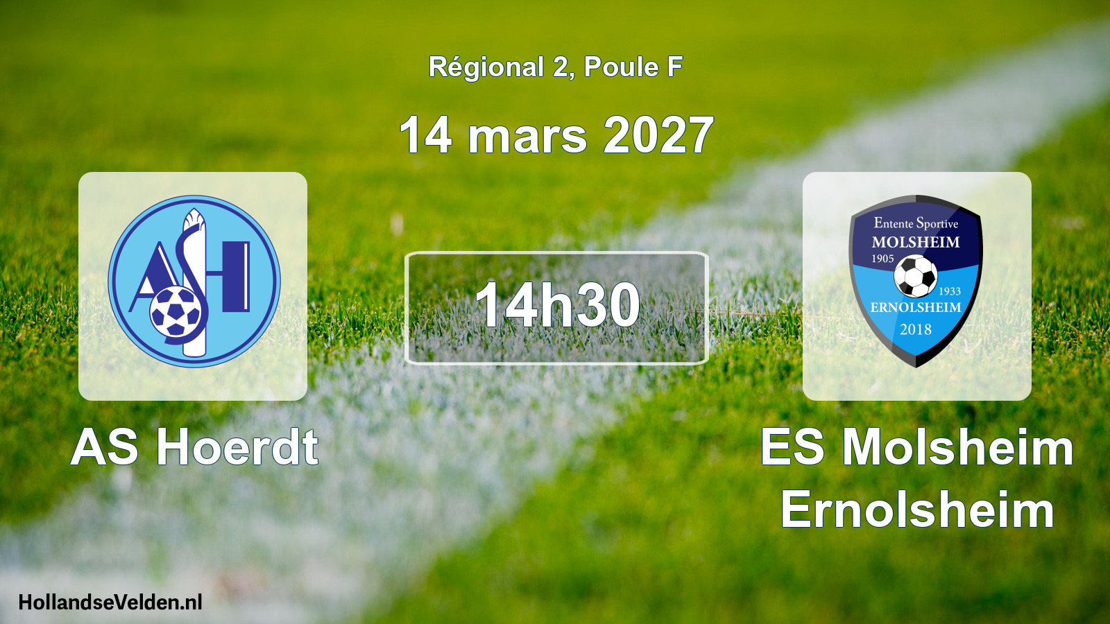 Scheduled Match: AS Hoerdt - ES Molsheim Ernolsheim (14 March 2027)