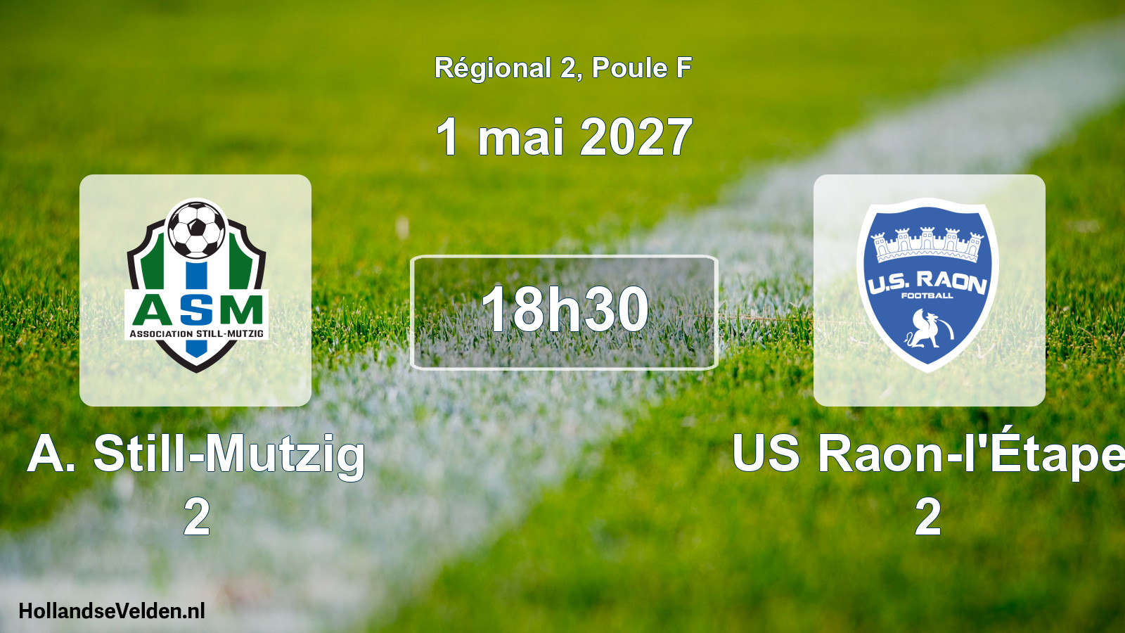 Match programmé: A. Still-Mutzig 2 - US Raon-l'Étape 2 (1 mai 2027)