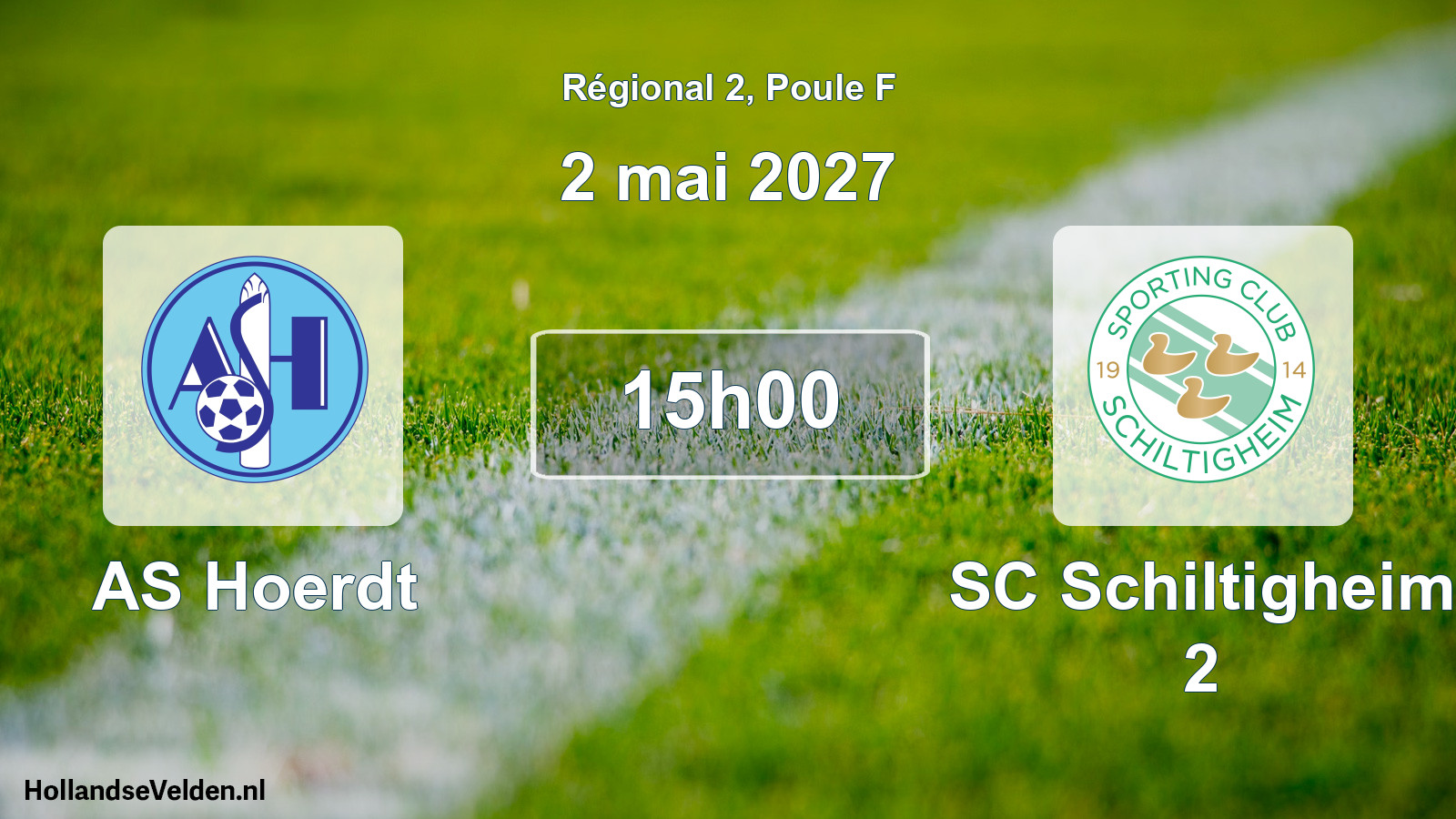 Match programmé: AS Hoerdt - SC Schiltigheim 2 (2 mai 2027)