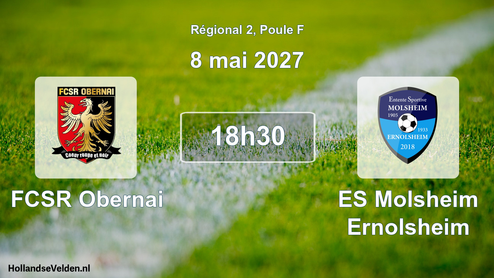 Scheduled Match: FCSR Obernai - ES Molsheim Ernolsheim (8 May 2027)