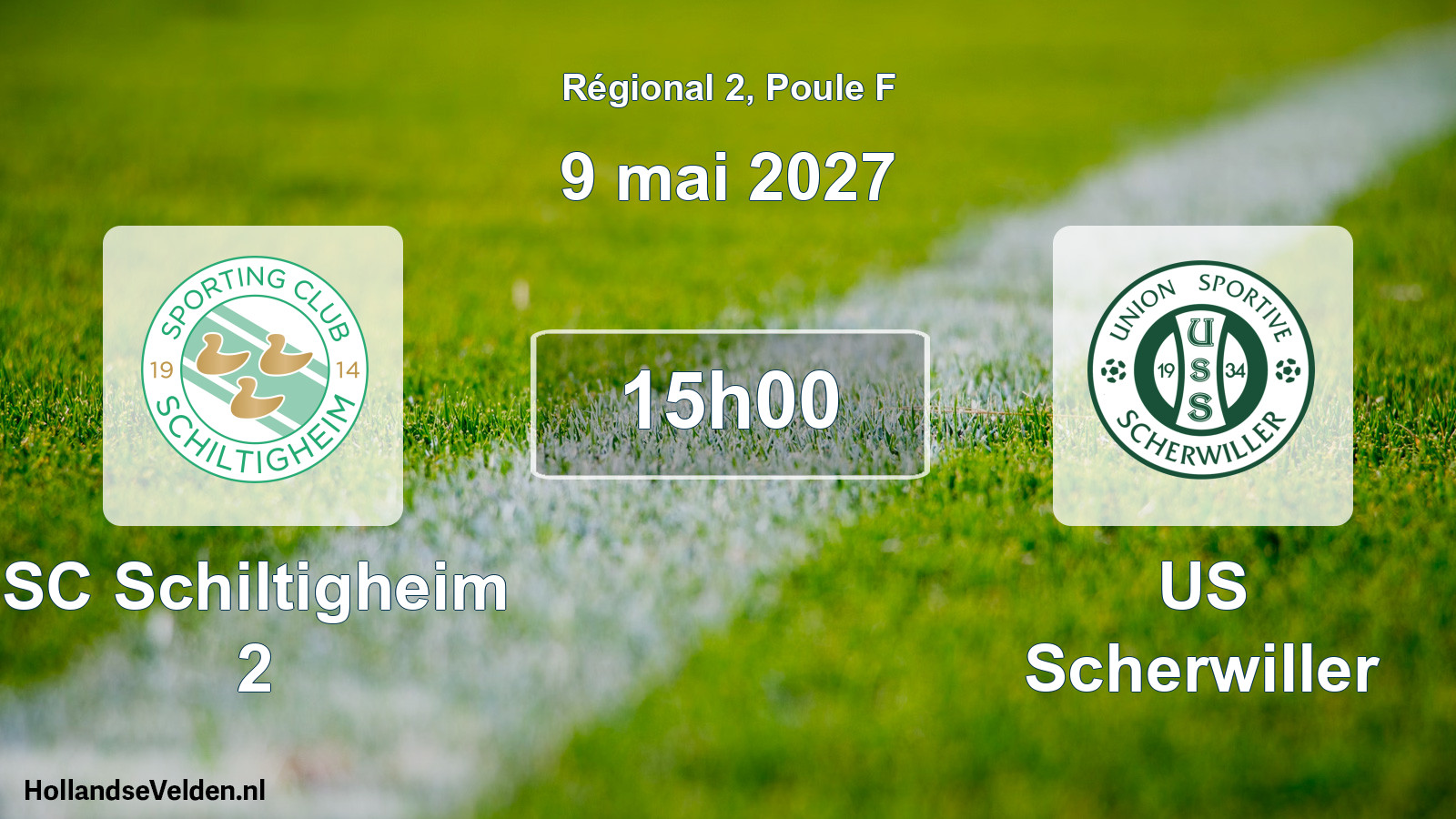 Scheduled Match: SC Schiltigheim 2 - US Scherwiller (9 May 2027)