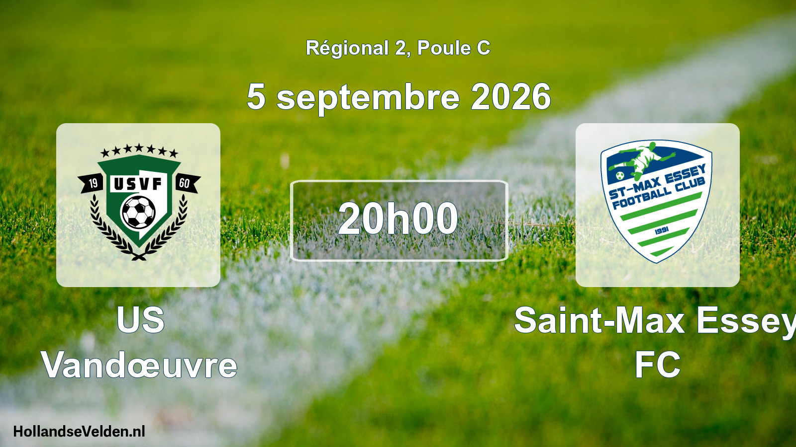 Scheduled Match: US Vandœuvre - Saint-Max Essey FC (5 September 2026)