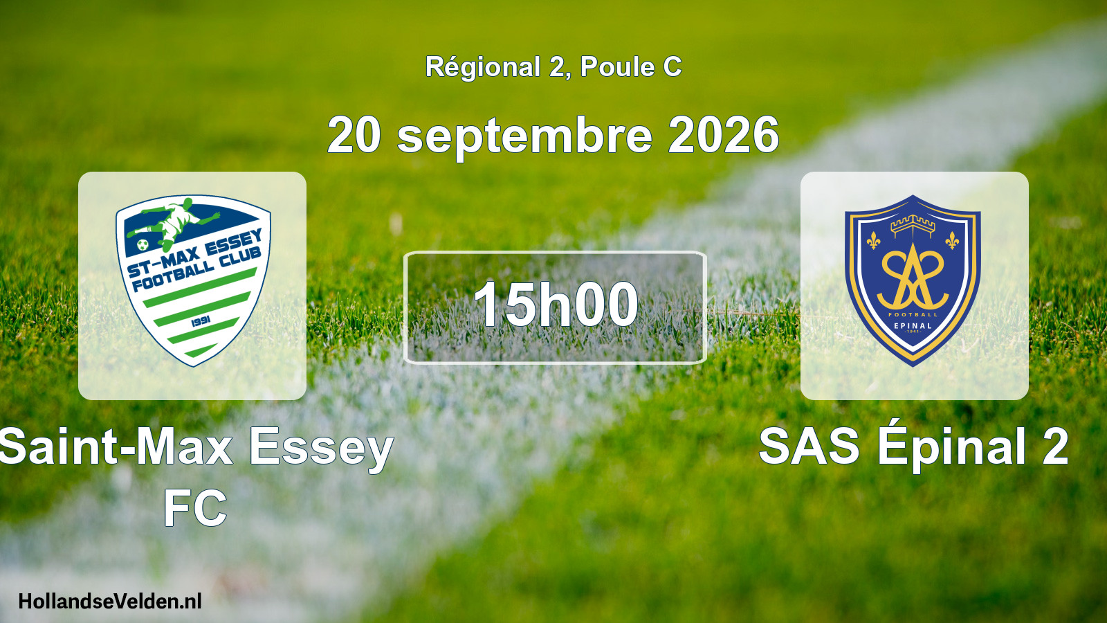 Scheduled Match: Saint-Max Essey FC - SAS Épinal 2 (20 September 2026)