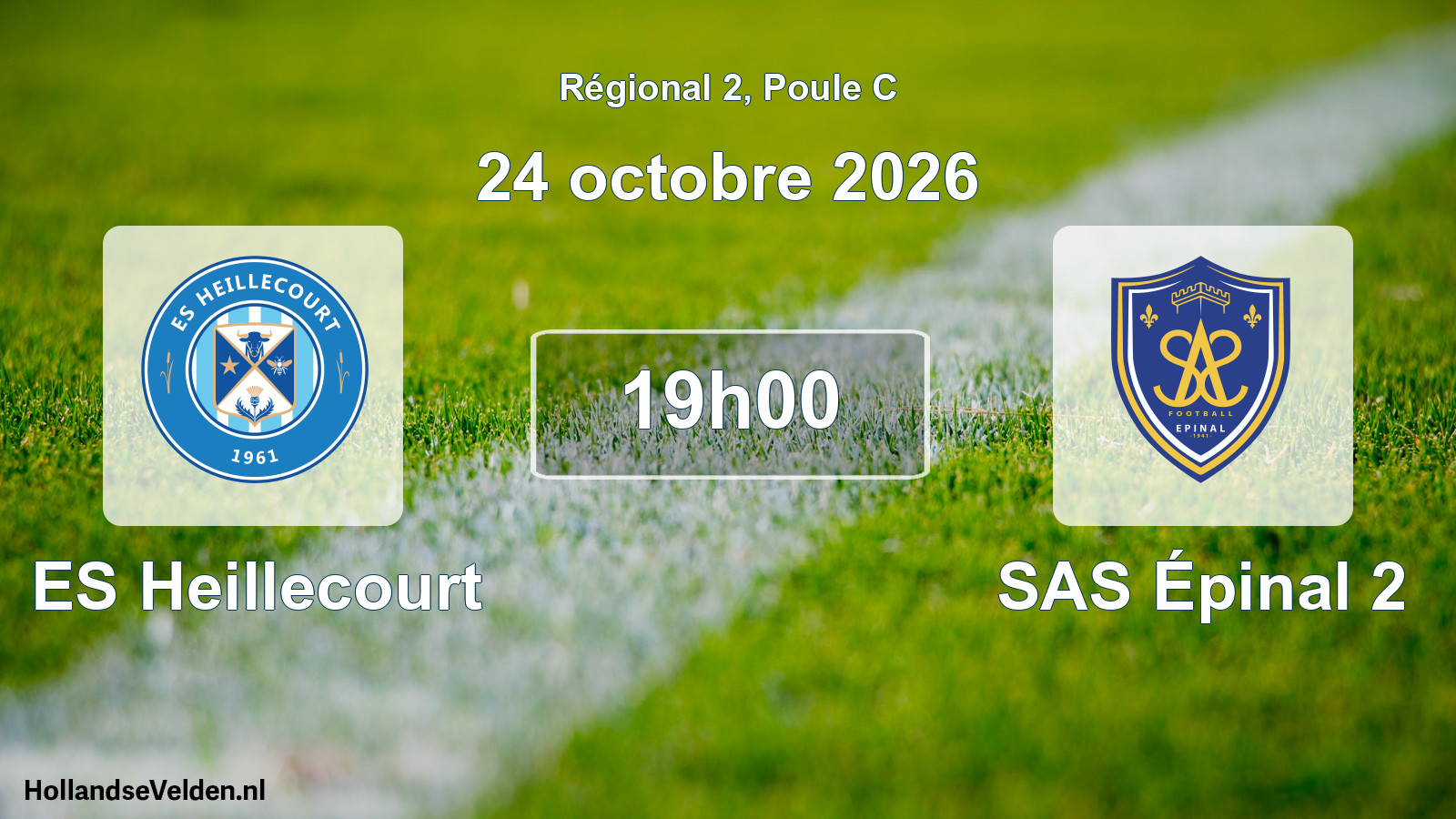 Scheduled Match: ES Heillecourt - SAS Épinal 2 (24 October 2026)