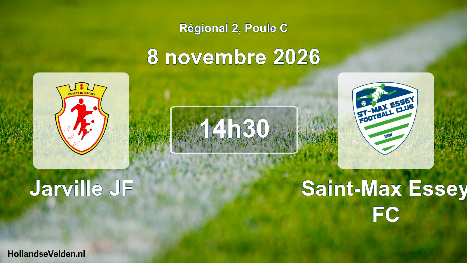Scheduled Match: Jarville JF - Saint-Max Essey FC (8 November 2026)