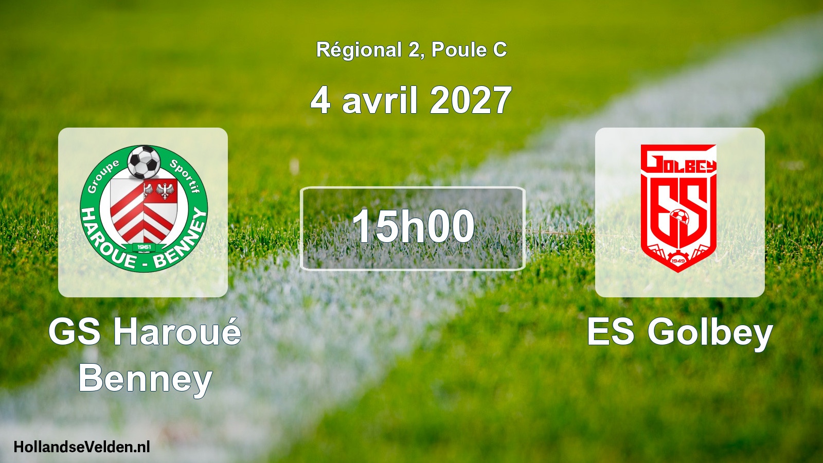 Scheduled Match: GS Haroué Benney - ES Golbey (4 April 2027)