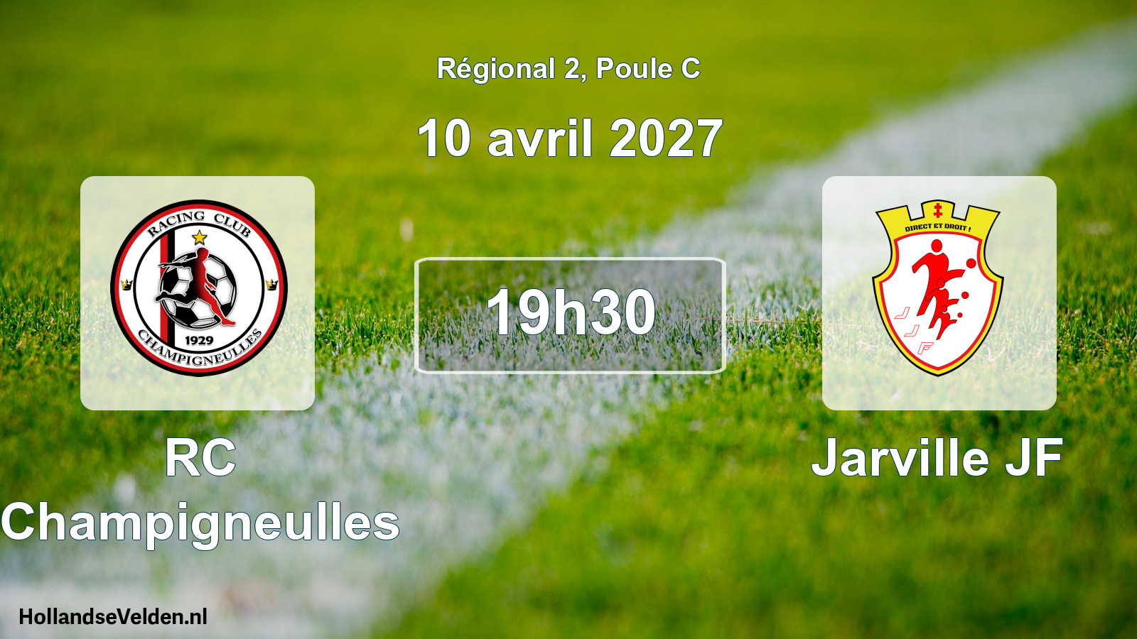 Scheduled Match: RC Champigneulles - Jarville JF (10 April 2027)