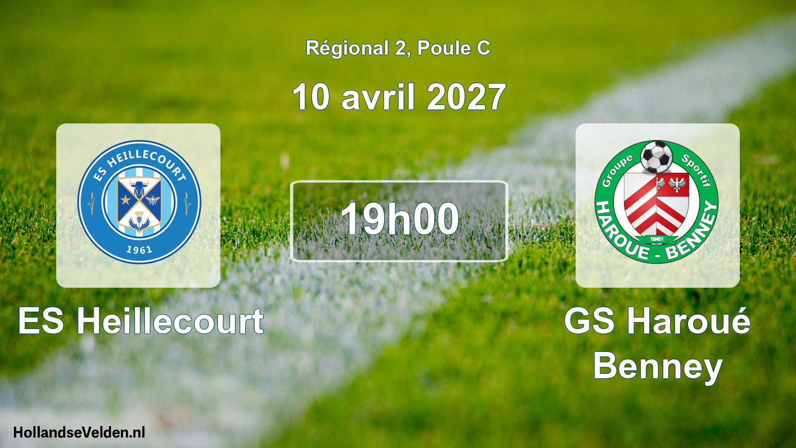 Scheduled Match: ES Heillecourt - GS Haroué Benney (10 April 2027)