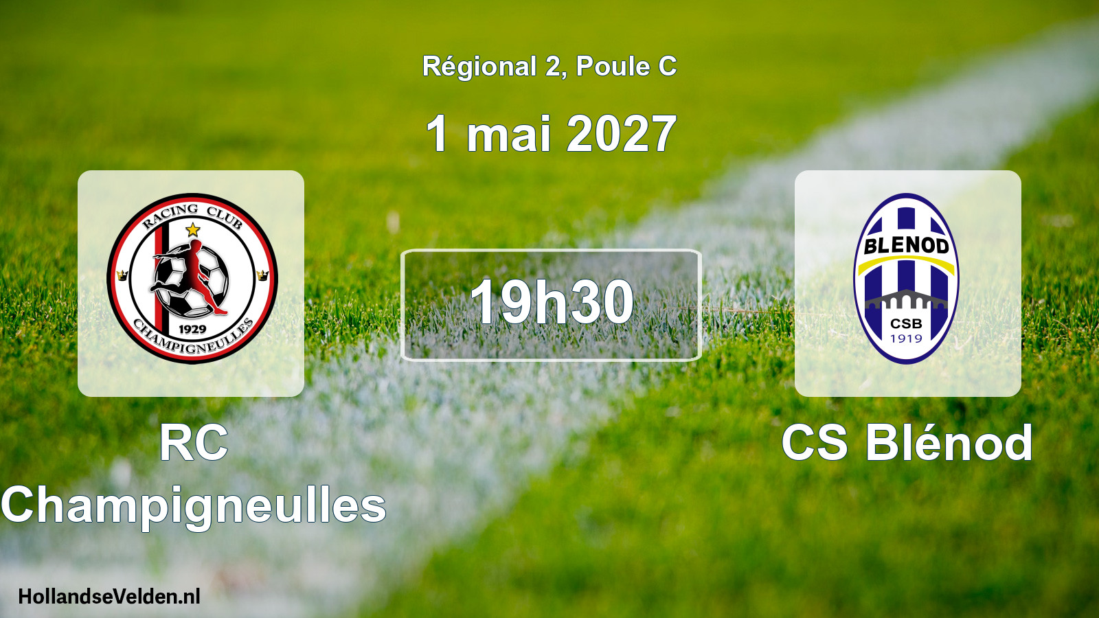 Scheduled Match: RC Champigneulles - CS Blénod (1 May 2027)