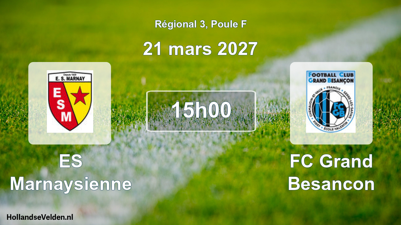 Scheduled Match: ES Marnaysienne - FC Grand Besancon (21 March 2027)