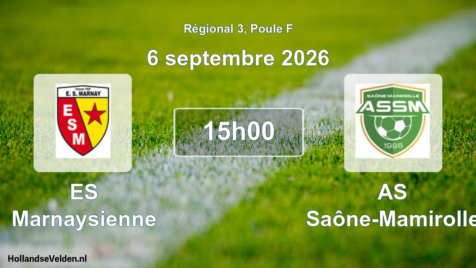 Scheduled Match: ES Marnaysienne - AS Saône-Mamirolle (6 September 2026)