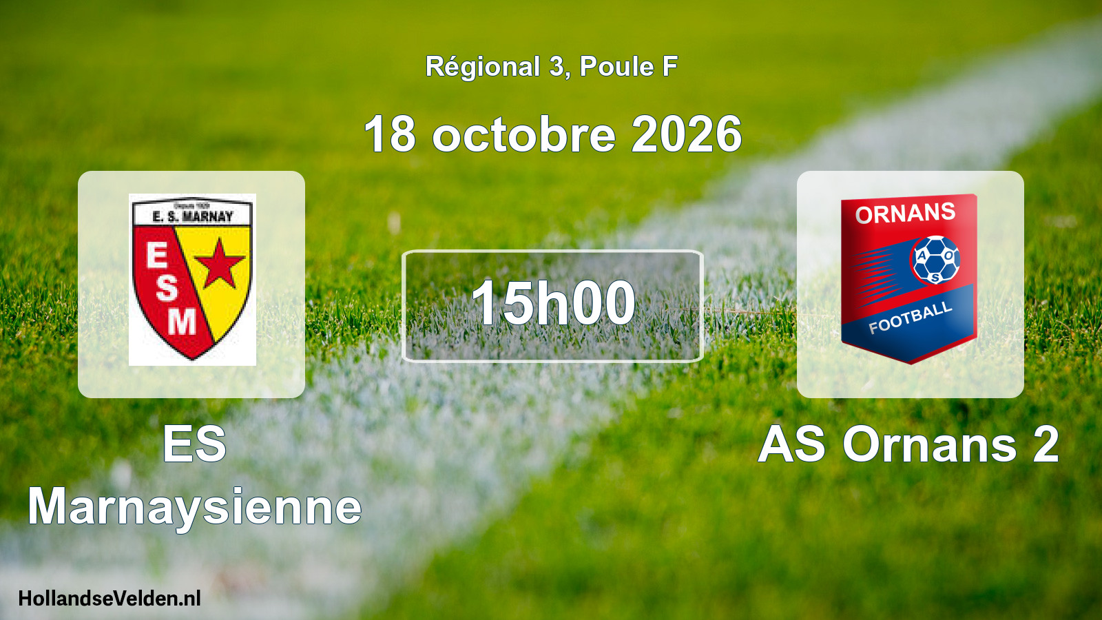 Scheduled Match: ES Marnaysienne - AS Ornans 2 (18 October 2026)